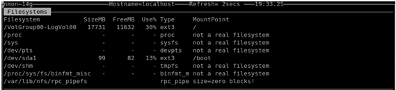 性能测试工具有哪些?Linux系统资源监控工具—nmon的使用方法(图15)