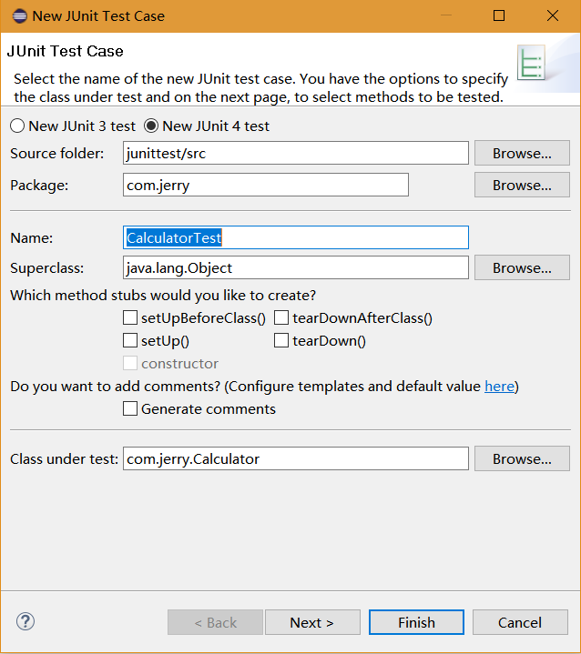 JUnit 4环境的配置及如何运行调试(图5)